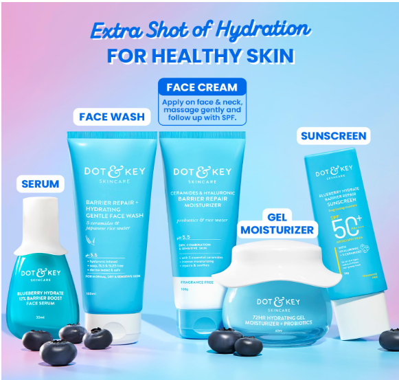 Dot & Key Ceramides Moisturizer with Hyaluronic for Intense Moisturizing