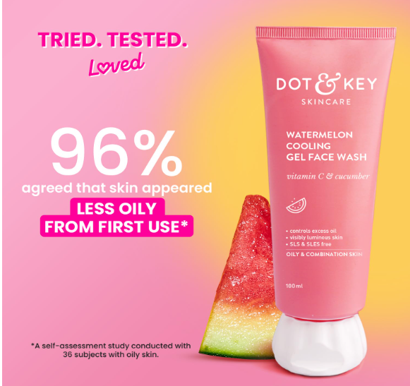 Dot & Key Watermelon Cooling Gel Face Wash 100Ml