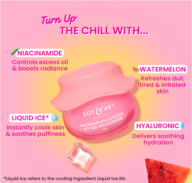 Dot & Key Watermelon Cooling Icy Gel Moisturizer 60g