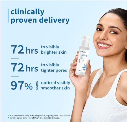 Plum 3% Niacinamide & Rice Water Face Toner 150ml