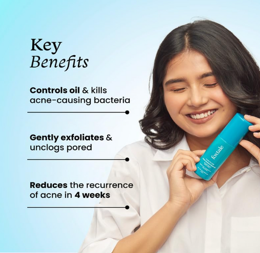 Foxtale 2% Salicylic Acid Face Wash for Oily & Acne Prone Skin 100 ml