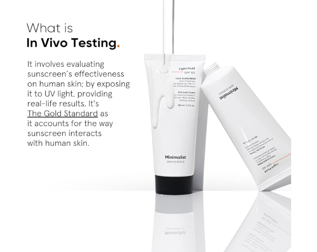 Minimalist Light Fluid Sunscreen SPF 50 for Oily Skin 50ml