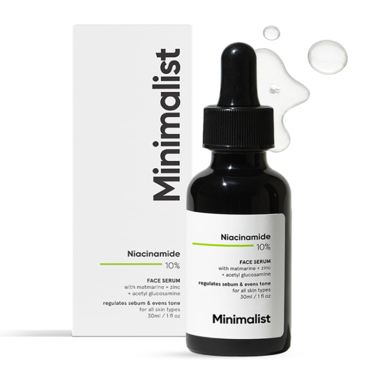 Minimalist Oil Control , Anti-Acne 10% Niacinamide Face Serum 30ml (Pack of 1)