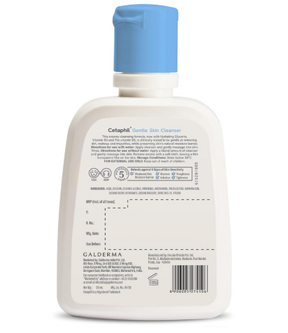 Cetaphil Paraben, Sulphate-Free Gentle Skin Hydrating Face Wash Cleanser with Niacinamide