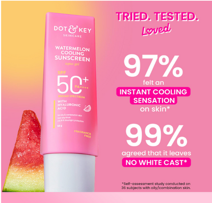 Dot &amp; Key Watermelon Cooling Sunscreen SPF 50+ PA++++  50g