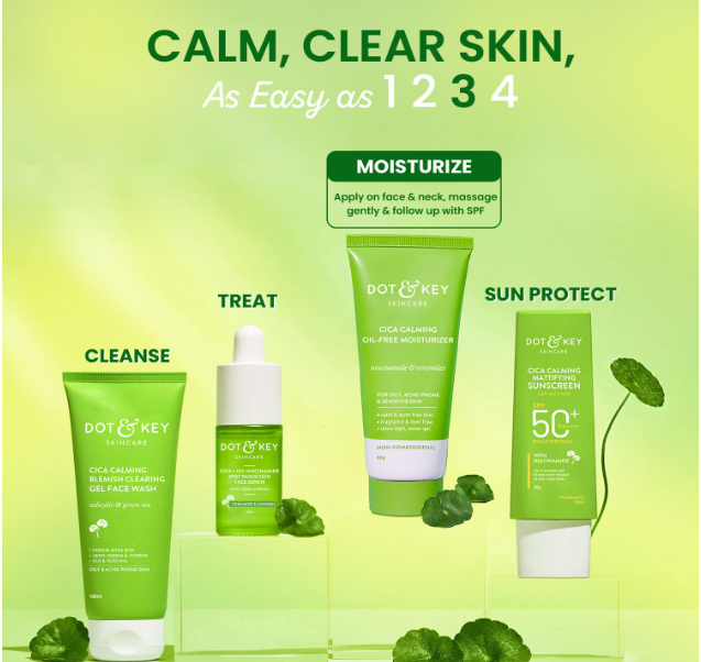 Dot &amp; Key Niacinamide + CICA (Centella) Oil Free Moisturizer for Acne Prone Skin 50g