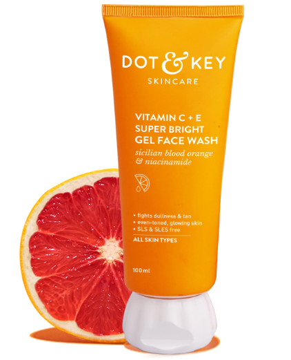 DOT &amp; KEY Vitamin C + E Super Bright Gel Face Wash For Glowing And Brightening Skin