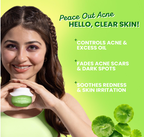 Dot &amp; Key Niacinamide + CICA (Centella) Oil Free Moisturizer for Acne Prone Skin