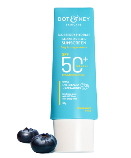 Dot &amp; Key Blueberry Hydrate Barrier Repair Sunscreen Spf 50+ ,50G,