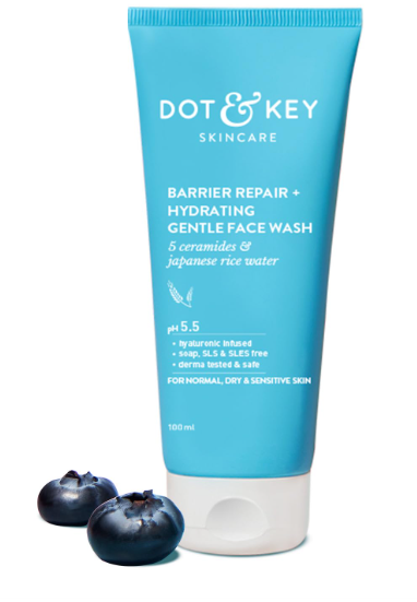 DOT &amp; KEY Barrier Repair + Hydrating Gentle Face Wash With Probiotic | Ceremide Face Wash