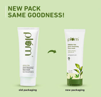 Plum Green Tea Pore Cleansing Face Wash for Oily, Acne Prone, Dry &amp; Combination Skin