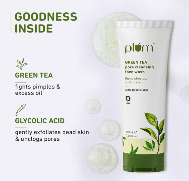 Plum Green Tea Pore Cleansing Face Wash for Oily, Acne Prone, Dry &amp; Combination Skin