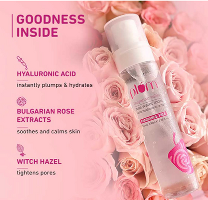 Plum Bulgarian Valley Rose Water Face Toner 100ml