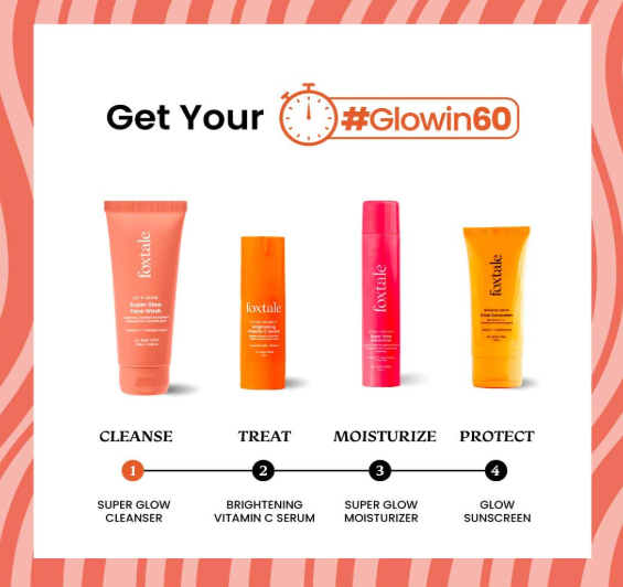 Foxtale Vitamin C Super Glow Face Wash with Papaya enzyme 100ml