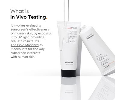 Minimalist Light Fluid Sunscreen SPF 50 for Oily Skin  50ml