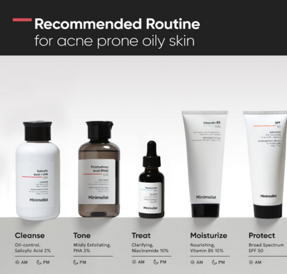 Minimalist Anti-Acne Salicylic Acid 2% Face Wash For Oily , Acne Prone Skin 100 ml