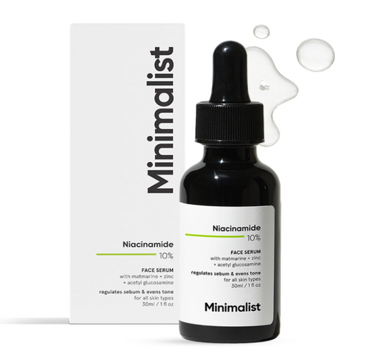 Minimalist Oil Control , Anti-Acne 10% Niacinamide Face Serum 30ml (Pack of 1)